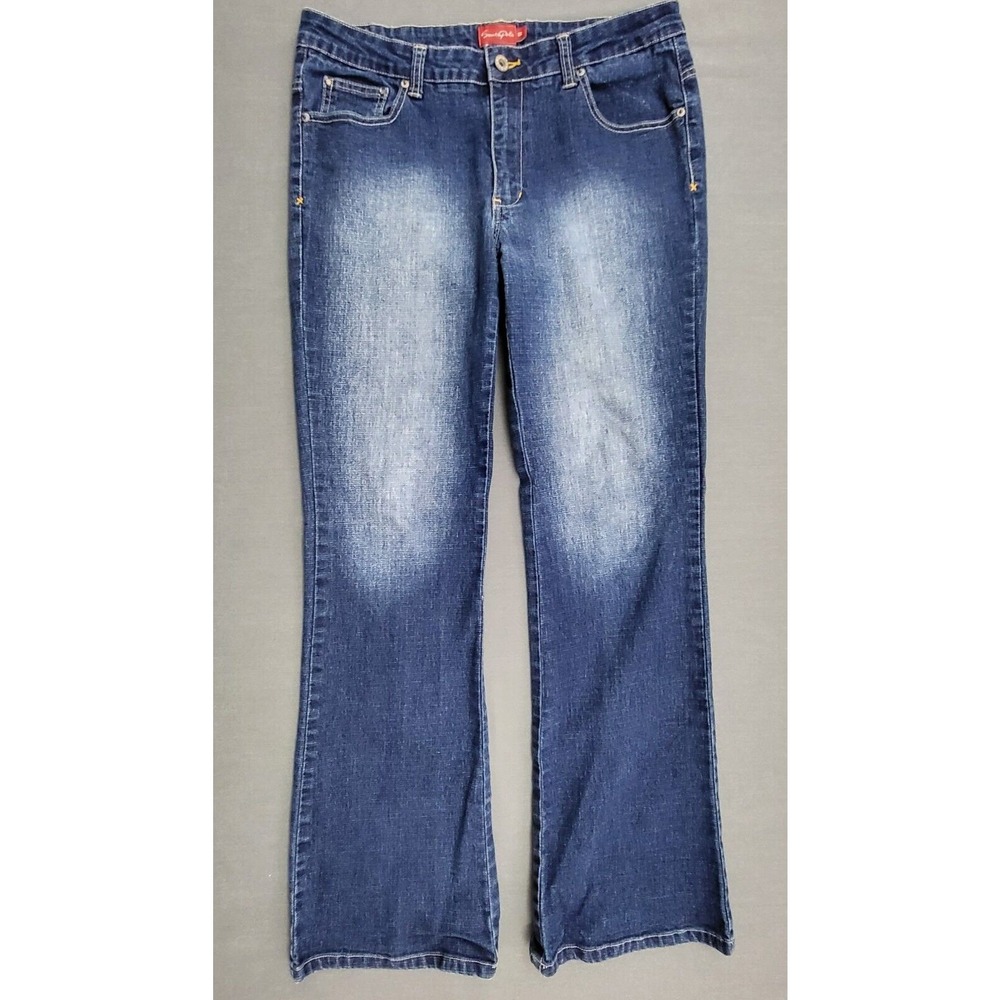 Southpole Womens Bootcut‎ Jeans Dark Wash Stretch Denim Size 11 Y2K Juniors